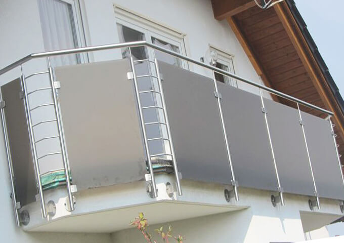 пример работы Ограждение балкона